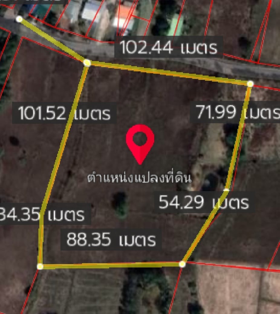 ที่ดินสวยติดถนน​ดำ​ 7​ ไร่​ 2 งาน​ 40​ ตรว. อุดรธานี
