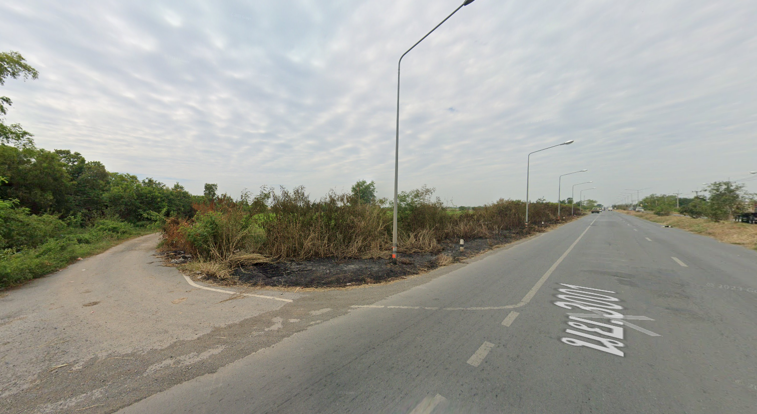 ขายที่ดินนครนายก อำเภอองครักษ์ ที่ดินติดถนนสาธารณะ น่าลงทุน 