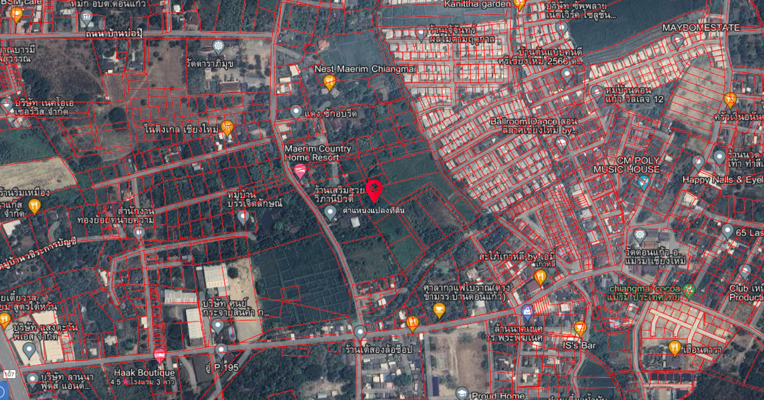 ขายที่ดินเชียงใหม่ ใกล้โรงเรียนบ้านดอนแก้ว ใกล้ถนนโชตนา แม่ริม เชียงใหม่ 1-1-30