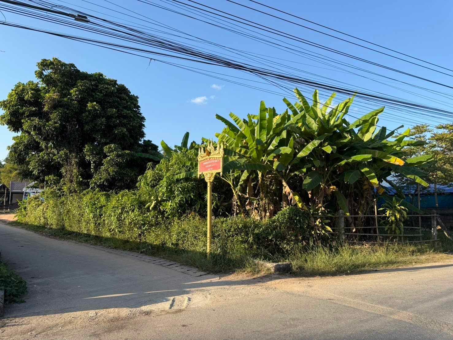 ขายที่ดินหัวมุม 105 ตรว. เหมาะอยู่อาศัย อ.เมือง จ.เชียงราย