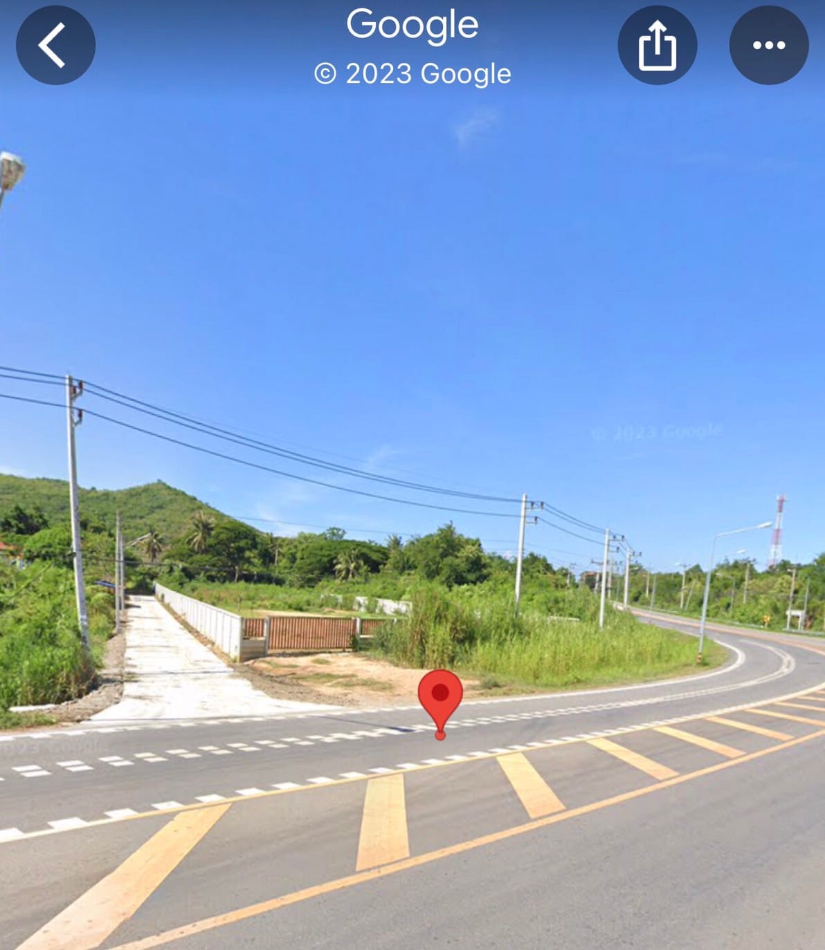 ที่ดินติดถนนหลัก ปากน้ำปราณ