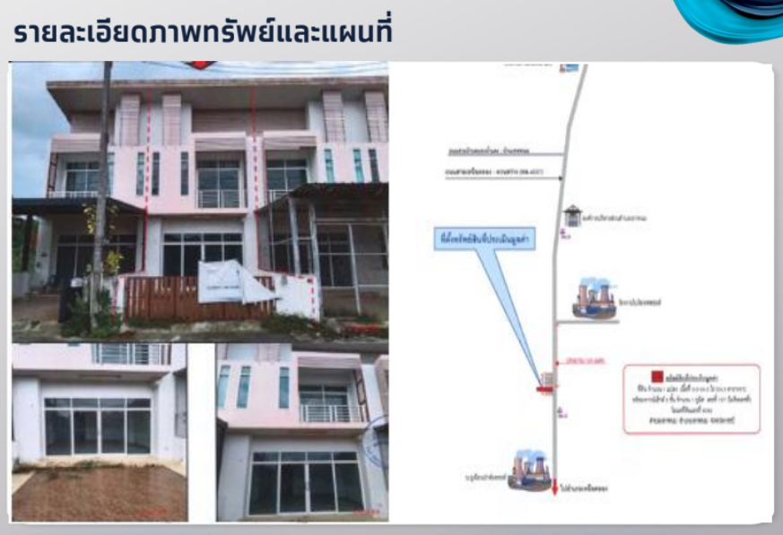 ขายทาวน์เฮ้าส์กระบี่ เขาพนม สายเหนือคลอง-ควนสว่าง