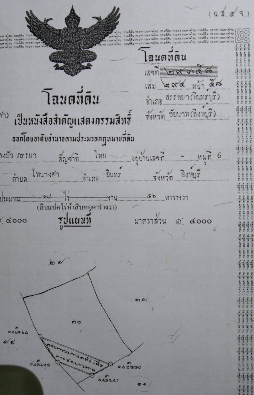ที่ดินเปล่า สรรยา ชัยนาท 4-0-76