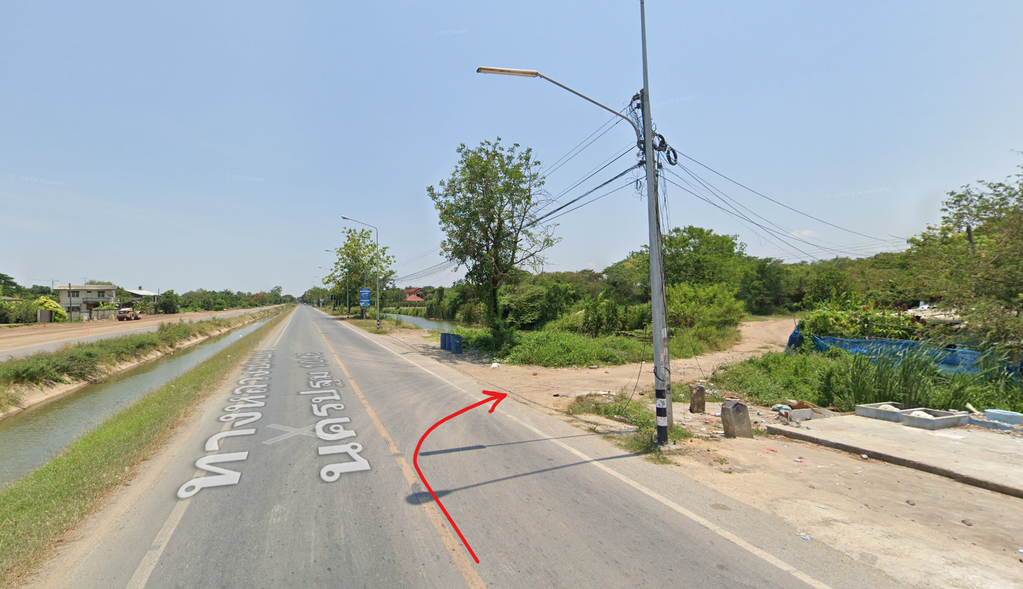 ขายที่ดินนครปฐม ทำเลดีติดถนน นฐ.1048 ใกล้เซ็นทรัล แมคโคร โกลบอล เมืองนครปฐม 12-0-38 ไร่.
