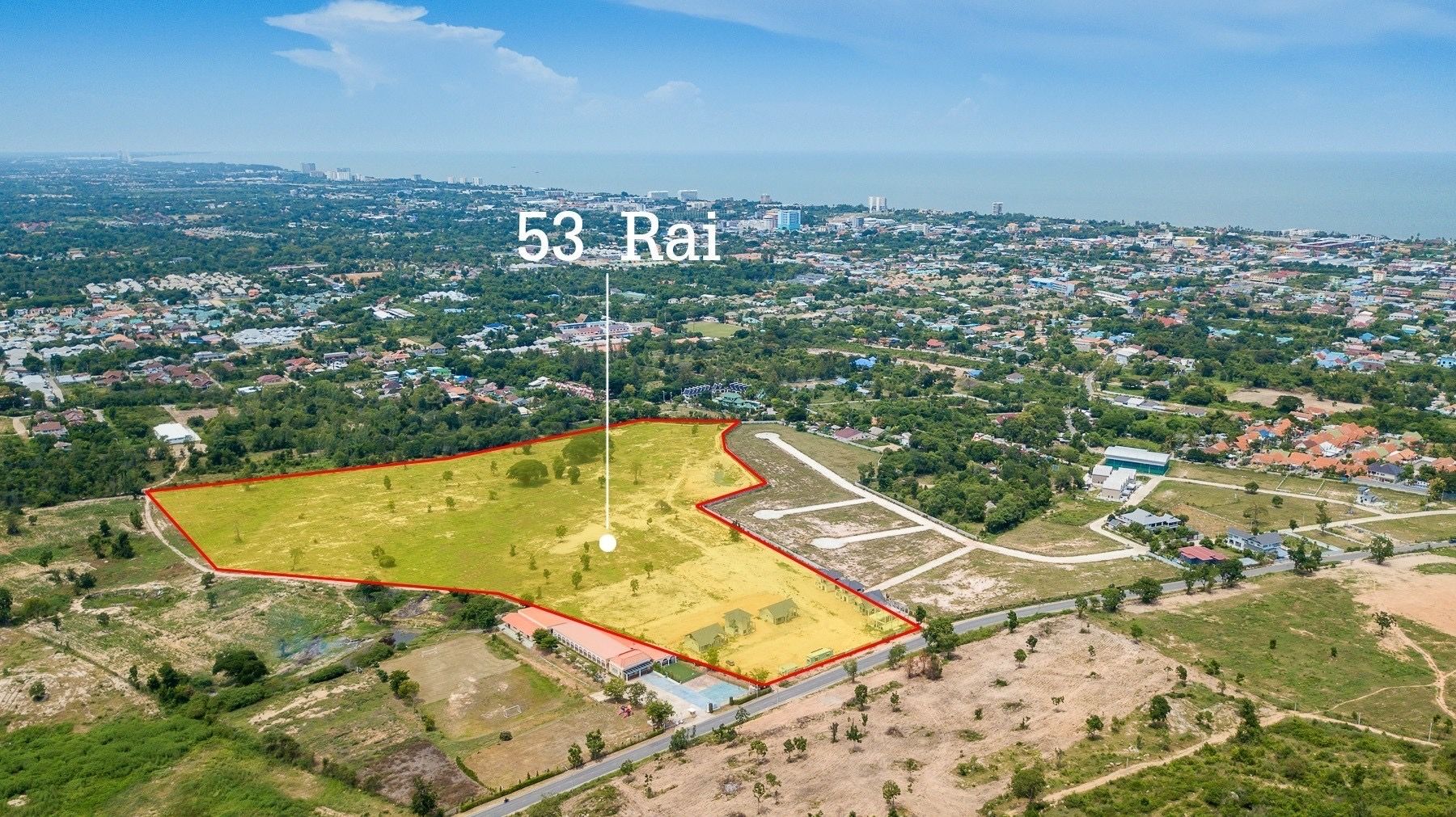 ขายที่ดินประจวบฯ หัวหิน Prime Land 53 Rai Hua Hin วิวภูเขา + ใกล้ทะเล เหมาะทำ Luxury Villa