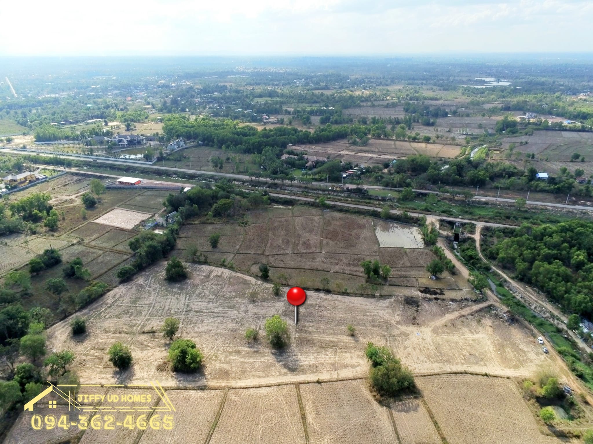 ที่ดินเนื้อที่ 13-3-76.4 ตรว. ​ ใกล้​ รพ.ศูนย์​อุดรธานี อุดรธานี