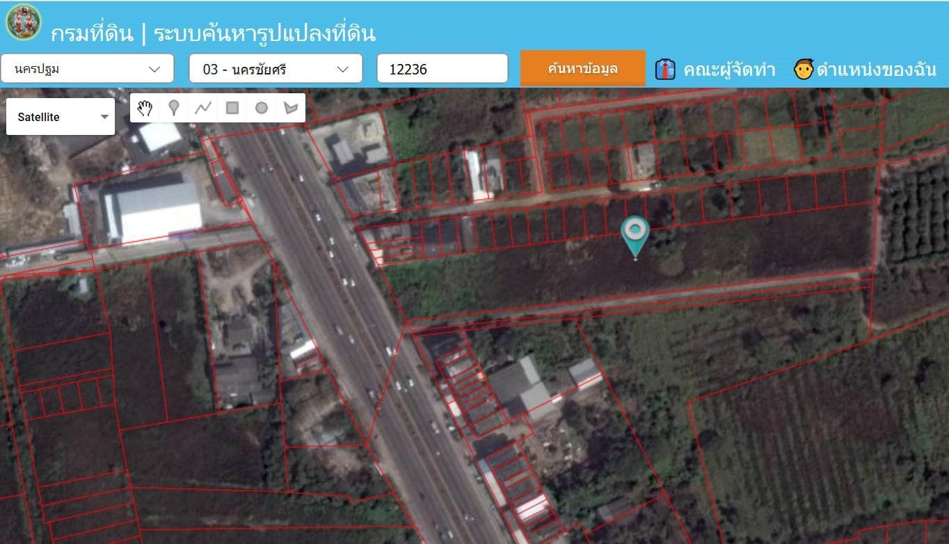 ที่ดินท่าตำหนัก นครชัยศรี ติดถนนเพชรเกษม 5 ไร่ 347 ตรว.