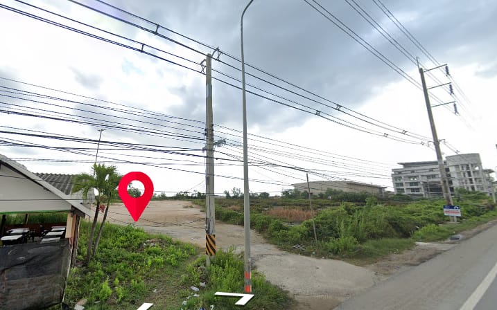 ที่ดินเมืองชลฯ ติดถนนสี่เลน ใกล้ถนนสุขุมวิทคู่ขนาน ชลบุรี 6-2-71