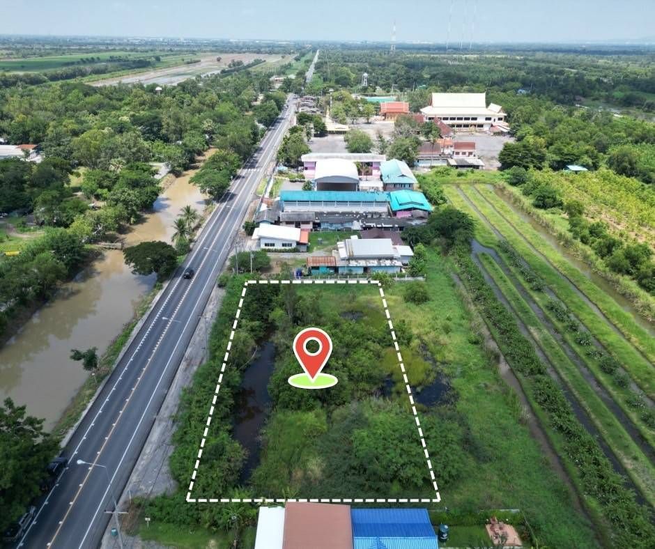 ขายที่ดินปทุมธานี อำเภอหนองเสือ ที่ดินแปลงสวย ใกล้แหล่งอำนวยความสะดวก น่าลงทุน