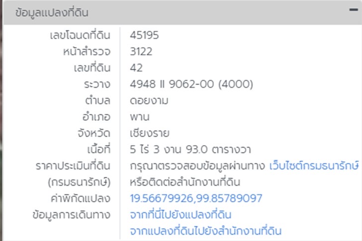 ขายที่ดิน2แปลงติดกัน 16ไร่กว่า เชียงราย