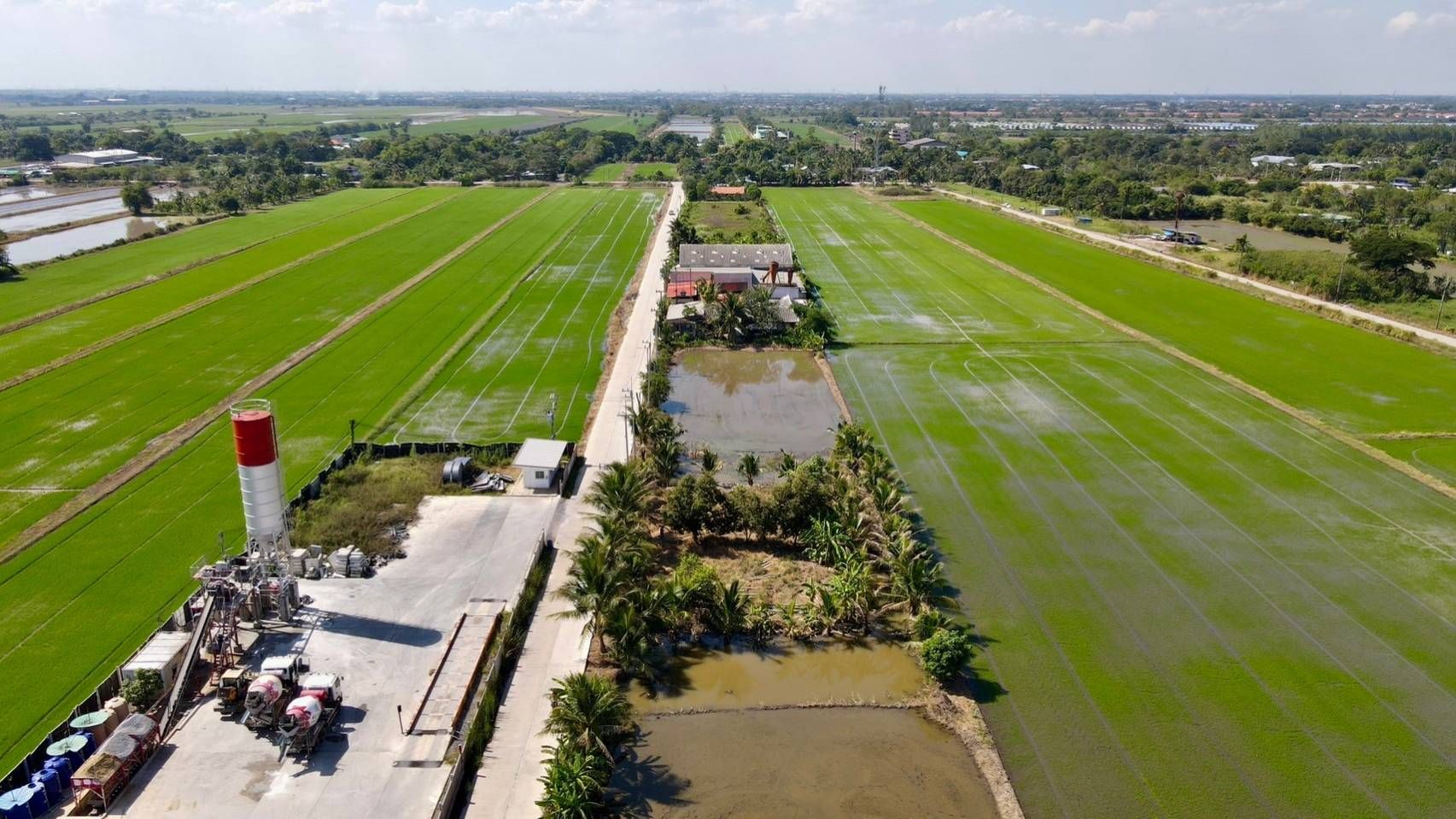 ขายที่ดินปทุมธานี ใกล้ถนนรังสิตนครนายก บรรยากาศดี ลำลูกกา ปทุมฯ 1-1-0