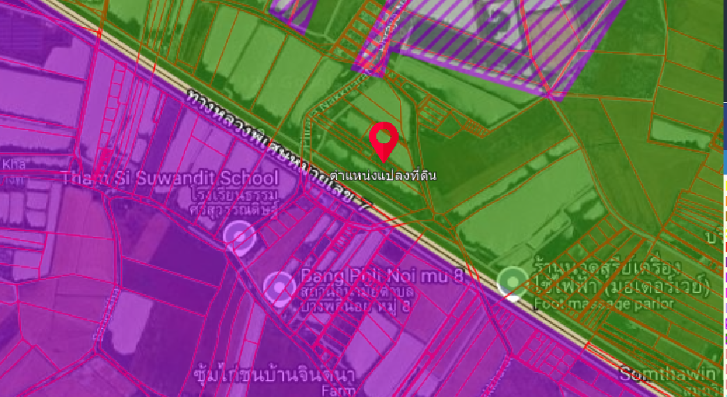ที่ดินเปล่า 2 ไร่ ติดนิคมเอเชียสุวรรณภูมิ