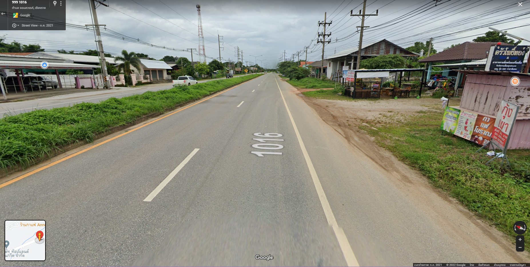 ที่ดินที่นา  ทางเข้าติดถนนใหญ่ แม่จัน เชียงราย 11-3-97