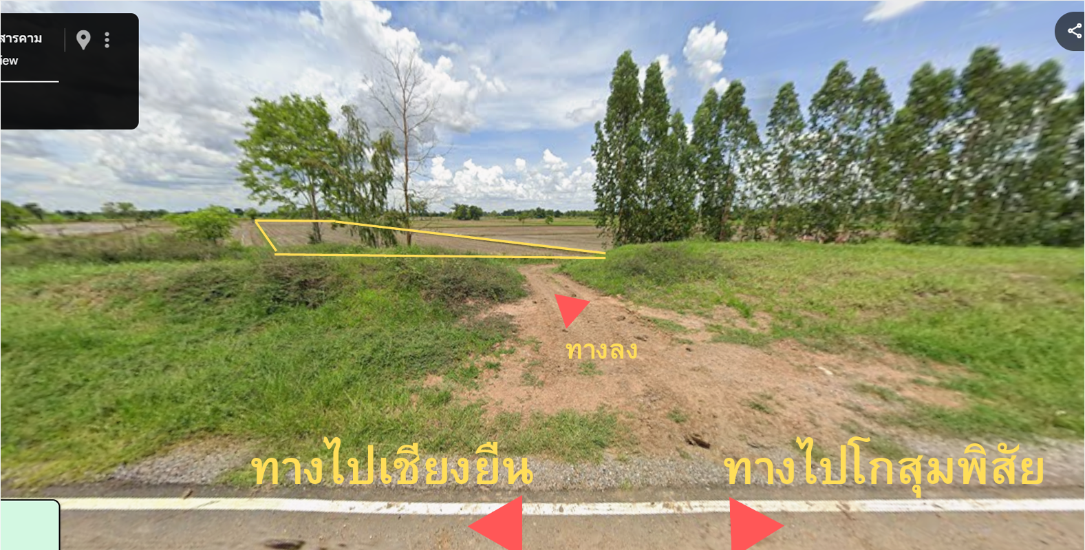 ขายที่ดิน โกสุมพิสัย มหาสารคาม