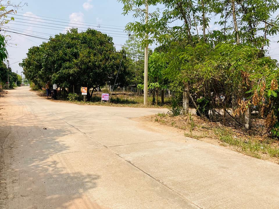 ที่ดินเปล่าในชุมชน ติดถนน 2ด้าน ลำพูน 145 ตรว.