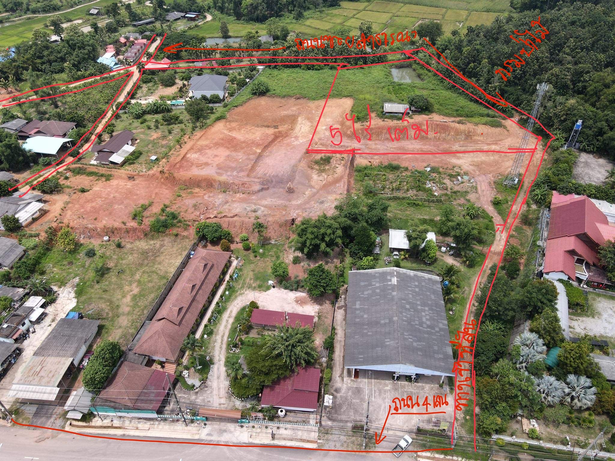 ขายที่ดินเชียงราย อำเภอเทิง ที่ดินเปล่าถูกๆ