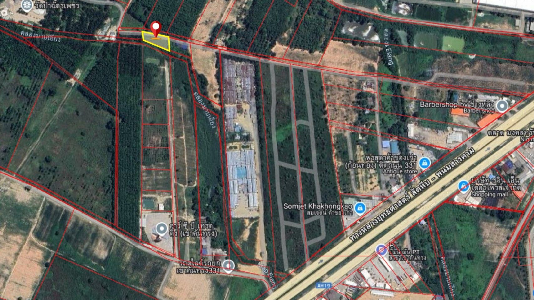 ขายที่ดิน 338 ตร.ว (ผังม่วงลาย) ใกล้ถ.331 เขาคันทรง-ศรีราชา ใกล้นิคมฯปิ่นทอง5, อีสเทิร์นซีบอร์ด2 ใกล้แยกมาบปู