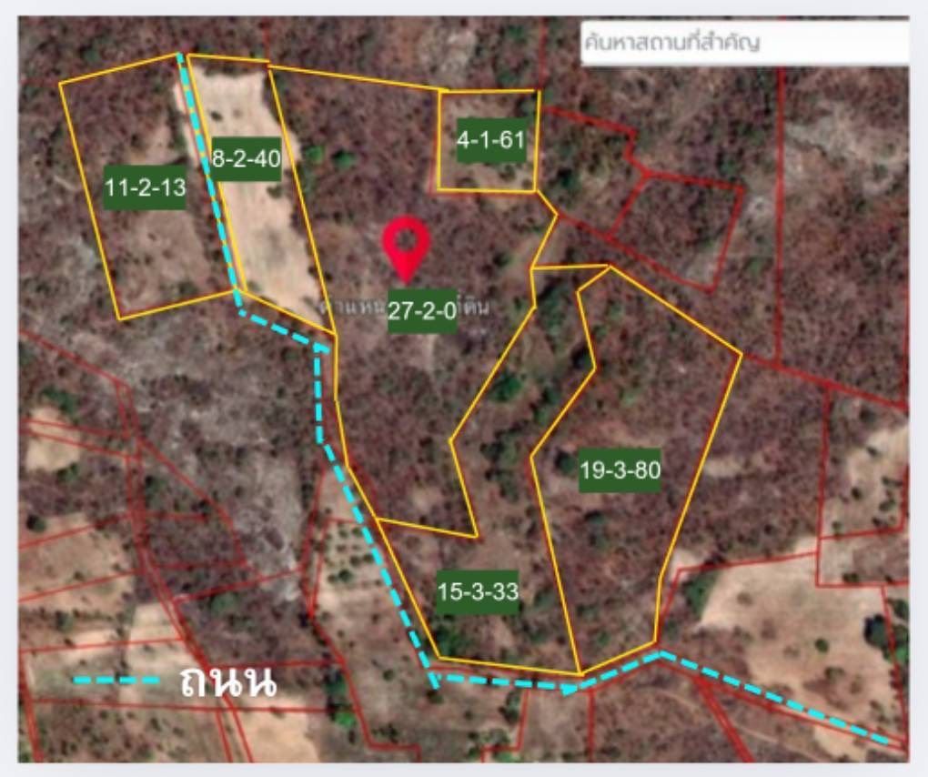 ขายที่ดินชัยภูมิ บ้านเขว้า ที่ดินแปลงใหญ่ 87-3-27 ไร่.