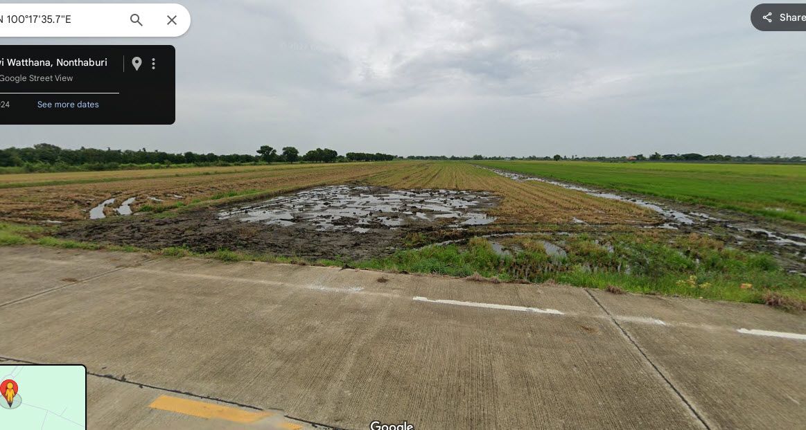 ที่ดินไทรน้อย  32 ไร่ 3งาน มี4 แปลงต่อกัน ขายแยกได้