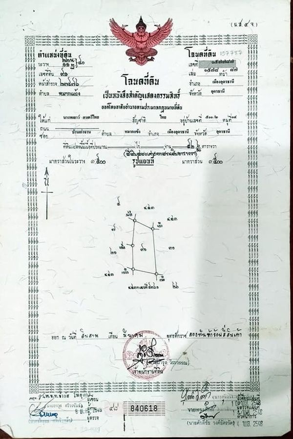 ที่ดินทำเลดี อ.เมืองอุดรธารี 0-0-95