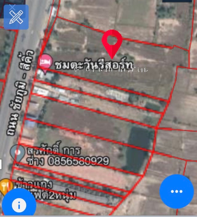 ขายที่ดินเปล่าติดถนนสี่เลนทางหลวงหมายเลข 201 (ชัยภูมิ-สีคิ้ว) ด่านขุนทด โคราช