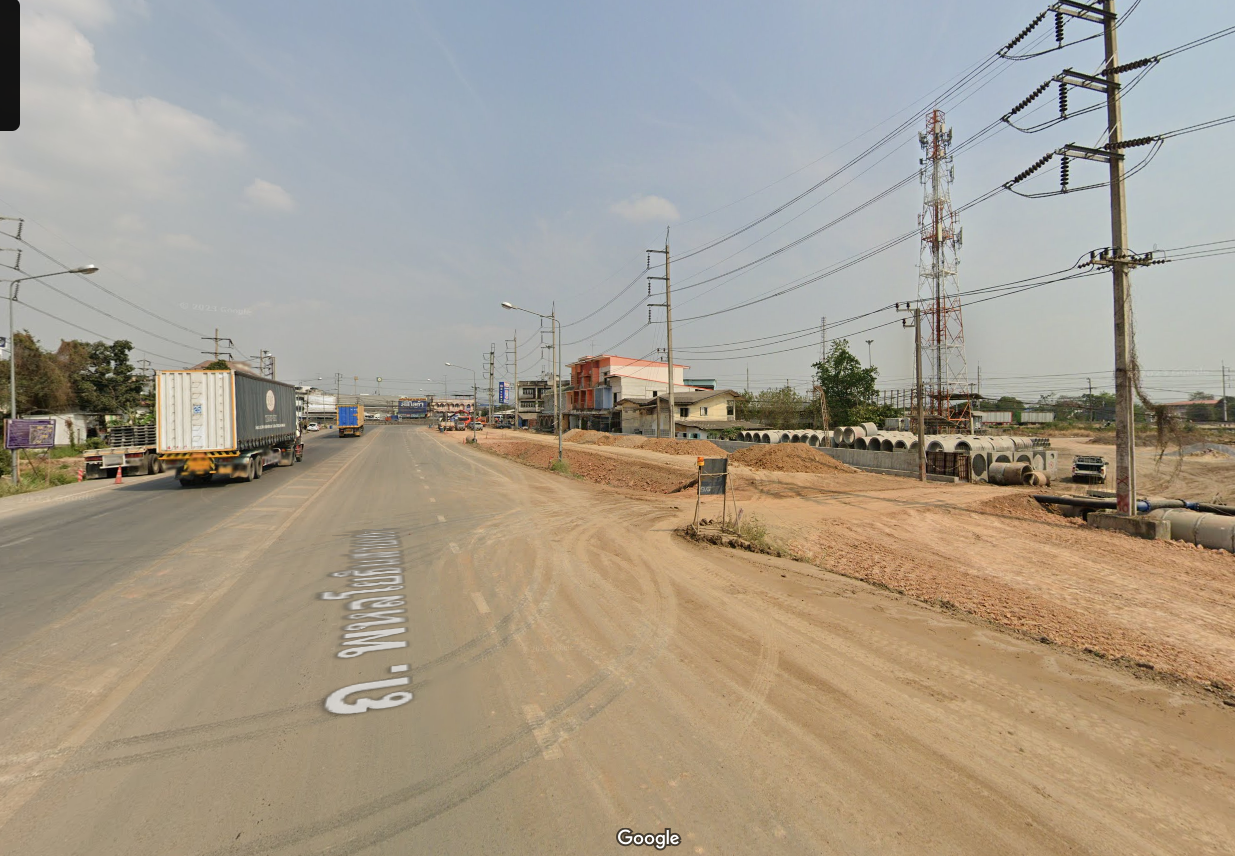 ขายที่ดินสระบุรี ติดทางคู่ขนาน ถนนพหลโยธิน ทำเลดีมาก หนองแค สระบุรี 7-2-0