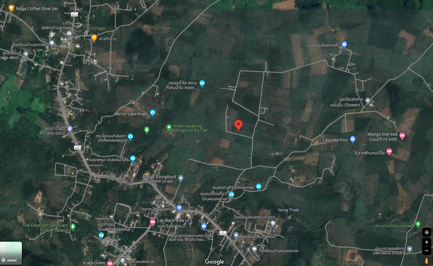 ขายที่ดินกระบี่ แปลงใหญ่ ใกล้โรงเรียนหนองทะเล เมืองกระบี่