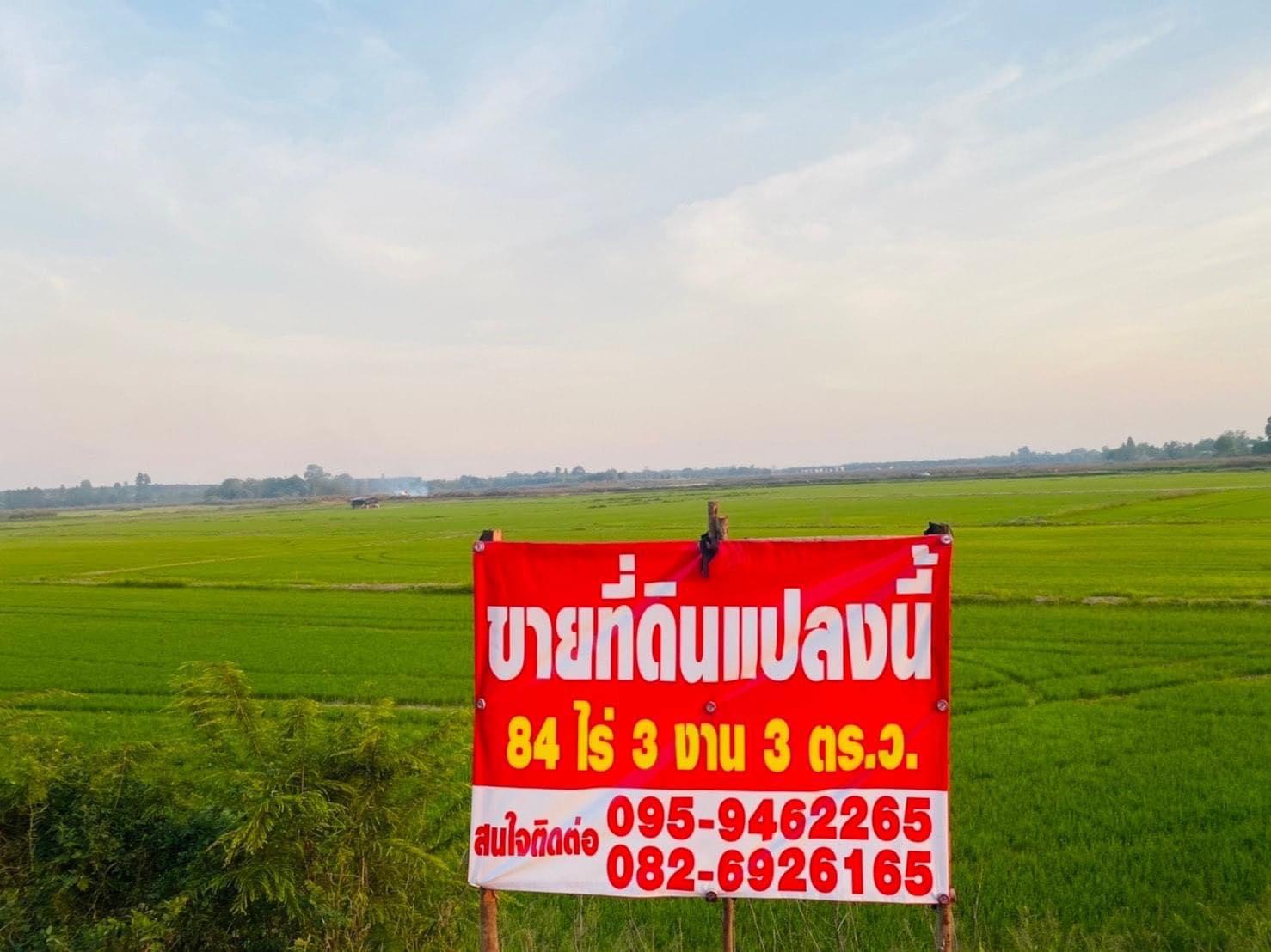 ขายที่ดินปราจีนบุรี ศรีมหาโพธิ์ 84-3-3ตารางวา