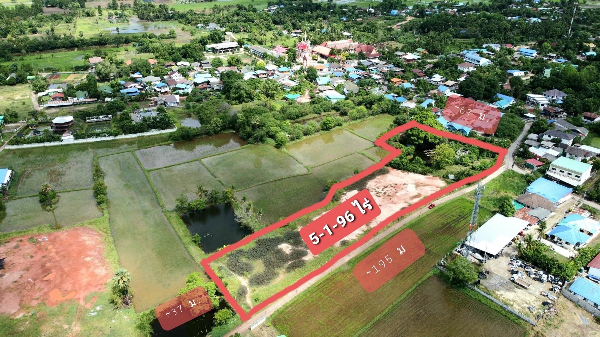 ที่ดินเปล่าใกล้ถนนบายพาส-โคราช เหมาะทำบ้านสวน ที่ดินจัดสรร