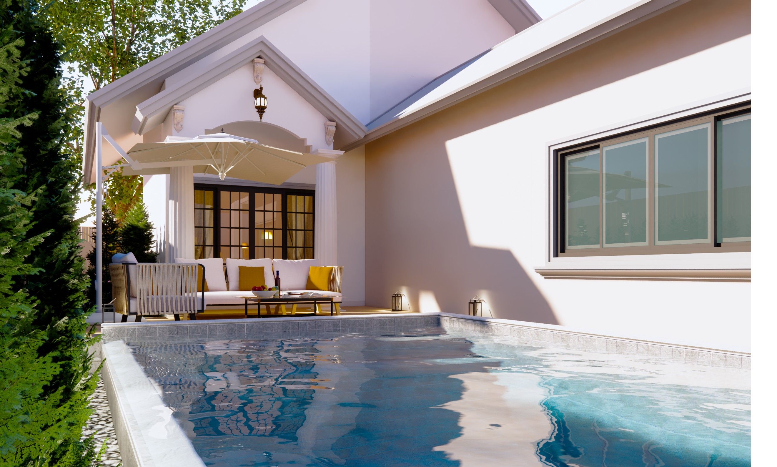 Pool Villa Airport Hatyai สไตล์ยุโรป ใกล้สนามบิน พร้อมลงทุน