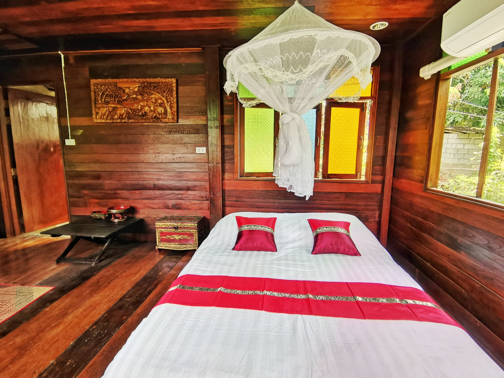บ้านสวน บ้านพักตากอากาศ บ้านเรือนไทยทรงล้านนา อ.แม่แตง จ.เชียงใหม่ 0-2-70.1