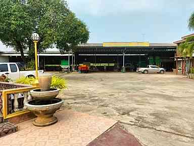 ขายที่ดินพร้อมบ้านหลังใหญ่ โกดังและสิ่งปลูกสร้าง กาญจนบุรี 2-1-92 ไร่
