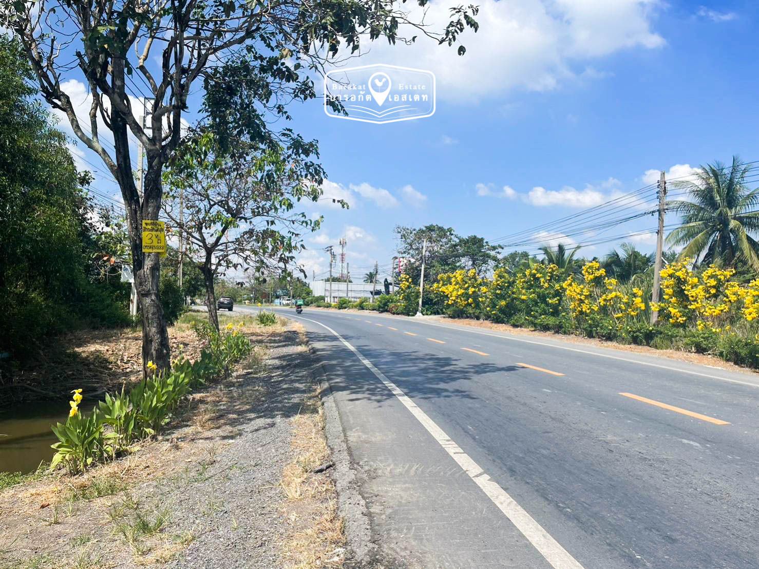 ที่สวยติดถนนสังฆสันติสุข ถมแล้ว เนื้อที่เกือบ 1 ไร่ เขตหนองจอก จังหวัดกรุงเทพฯ