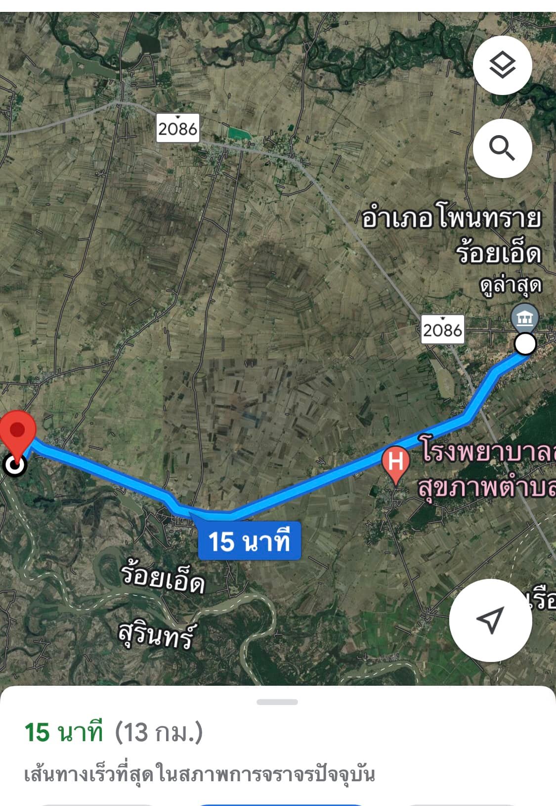 ขายที่ดิน อ.โพนทราย ต.สามขา ร้อยเอ็ด 1-2-49 ไร่