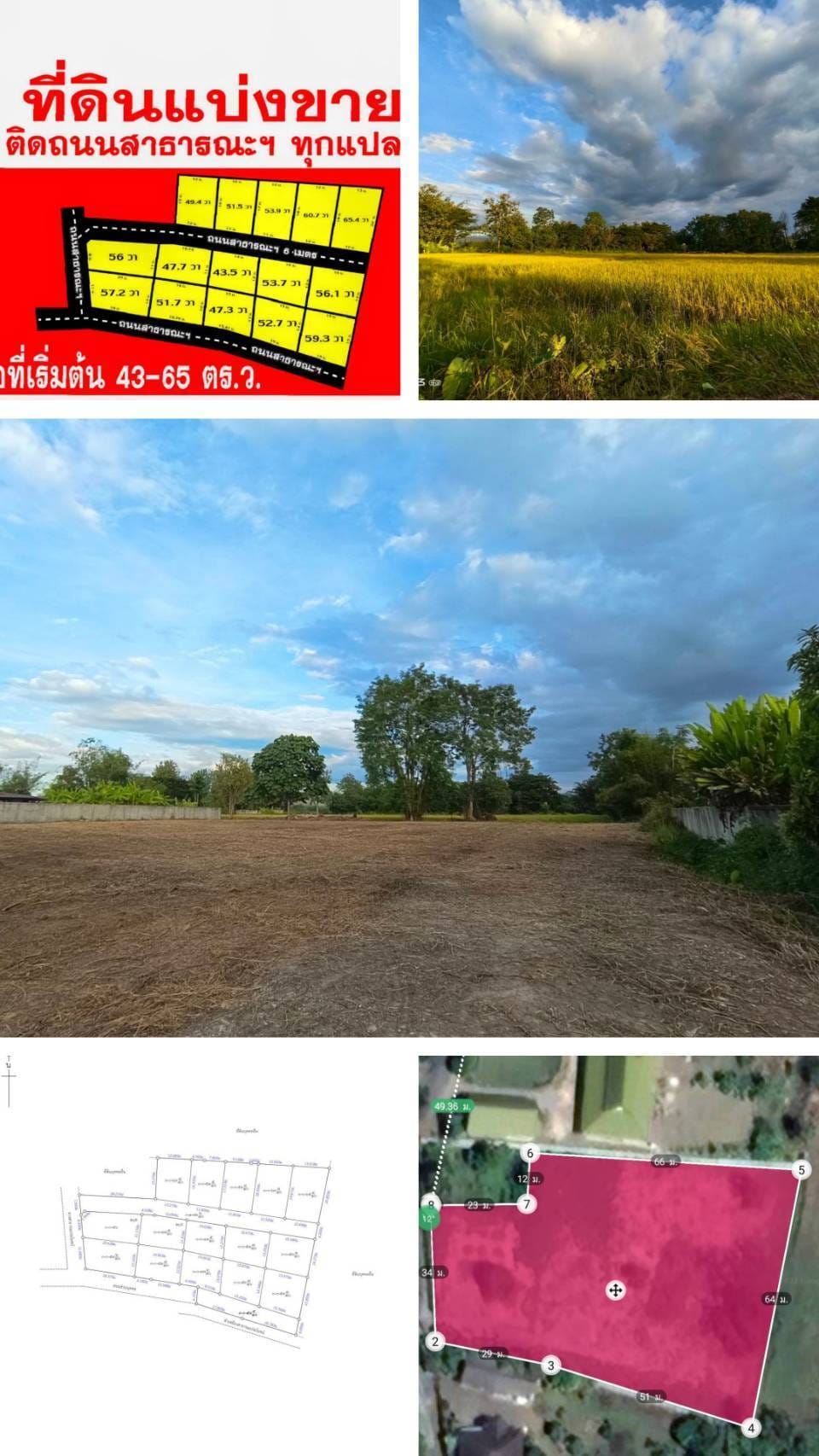 ที่ดินแบ่งขาย เริ่มต้นที่ 45 ตร.ว. ดอยสะเก็ด เชียงใหม่
