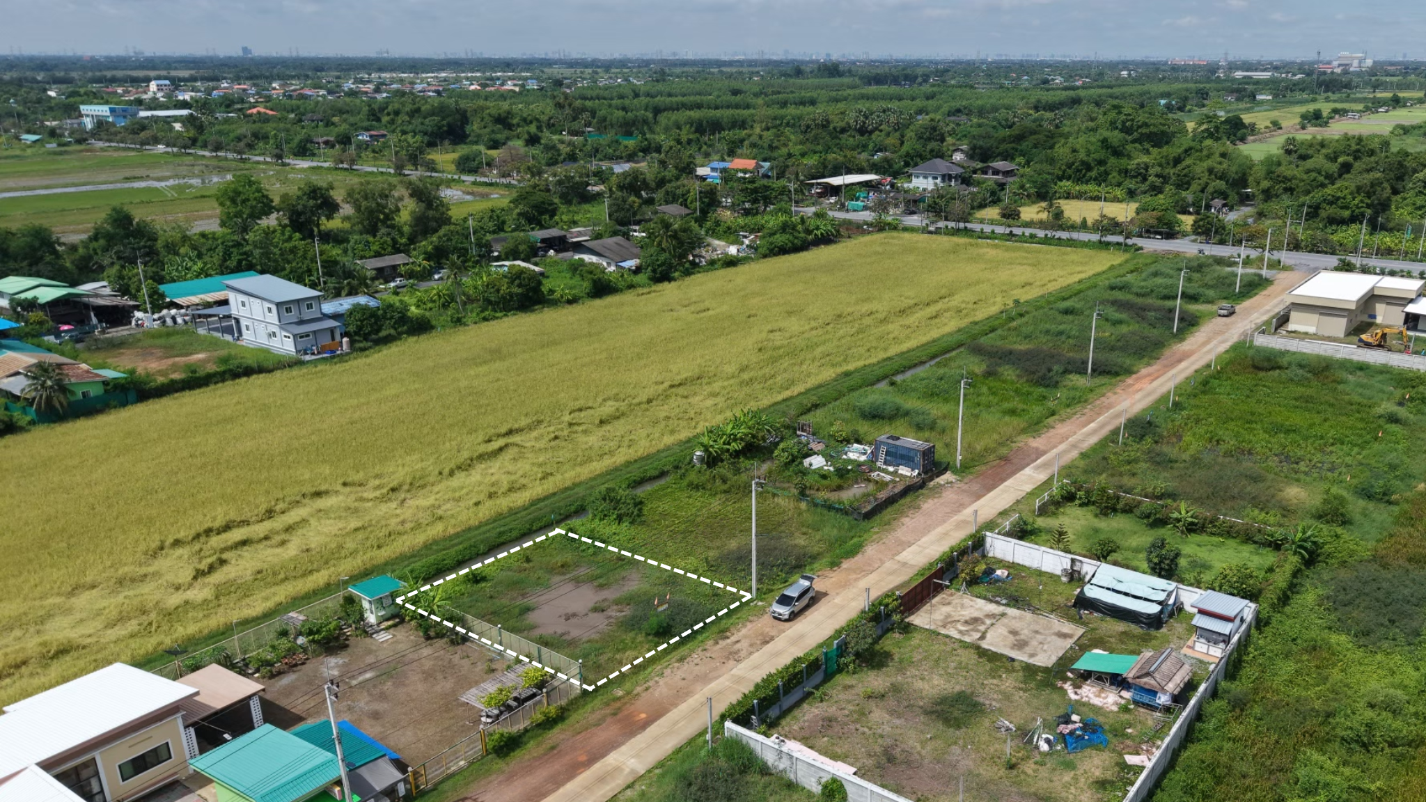ที่สวย บรรยากาศดี การเดินทางสะดวก โครงการบารอกัตคลอง9 ล็อค8  หนองจอก กรุงเทพ