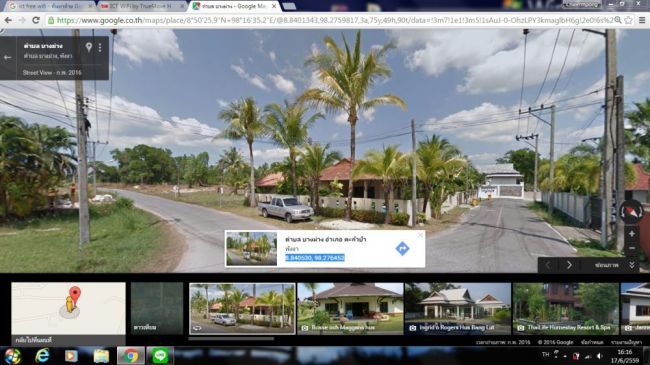 Land for sale at Takuapa Phang Ngaที่ดินใกล้ชายทะเล ต.บางม่วง อ.ตะกั่วป่า จ.พังงา 7-1-83 ไร่ ราคา 25.35 ล้าน
