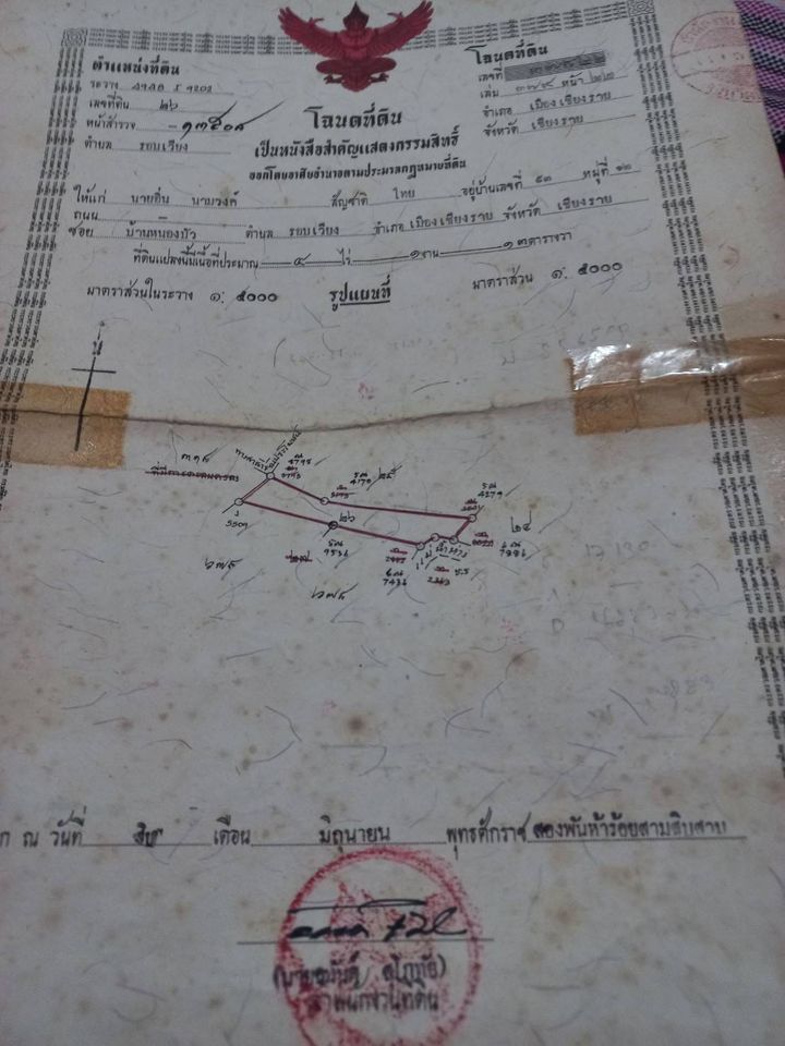 ขายที่ดิน อ.เมืองเชียงราย 4-1-53.8 ไร่ 