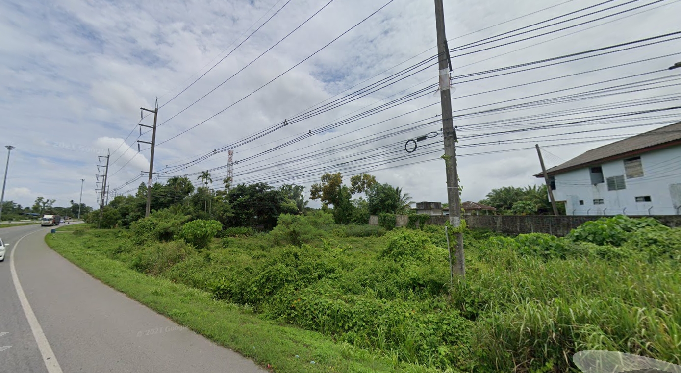 ขายที่ดินสี่แยกปฐมพร 1-0-15.9 ตร.ว. ชุมพร