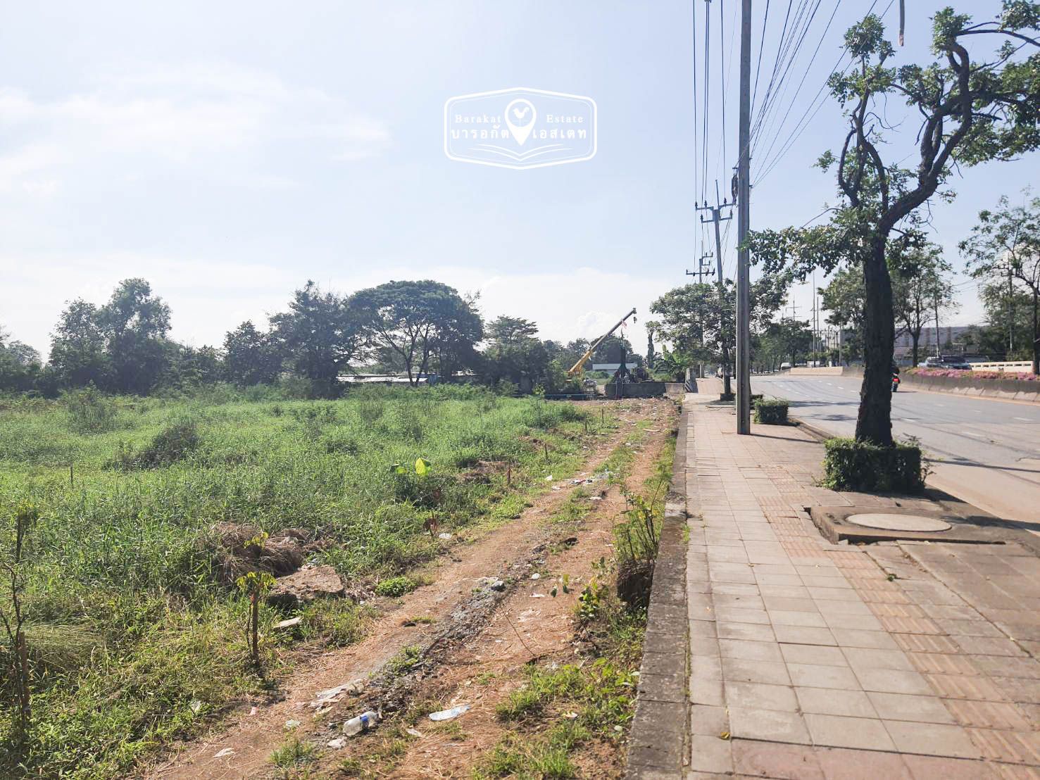  ที่สวยติดถนนใหญ่ ใกล้โรงพยาบาลคลองสามวา ถมแล้ว เขตคลองสามวา กรุงเทพ