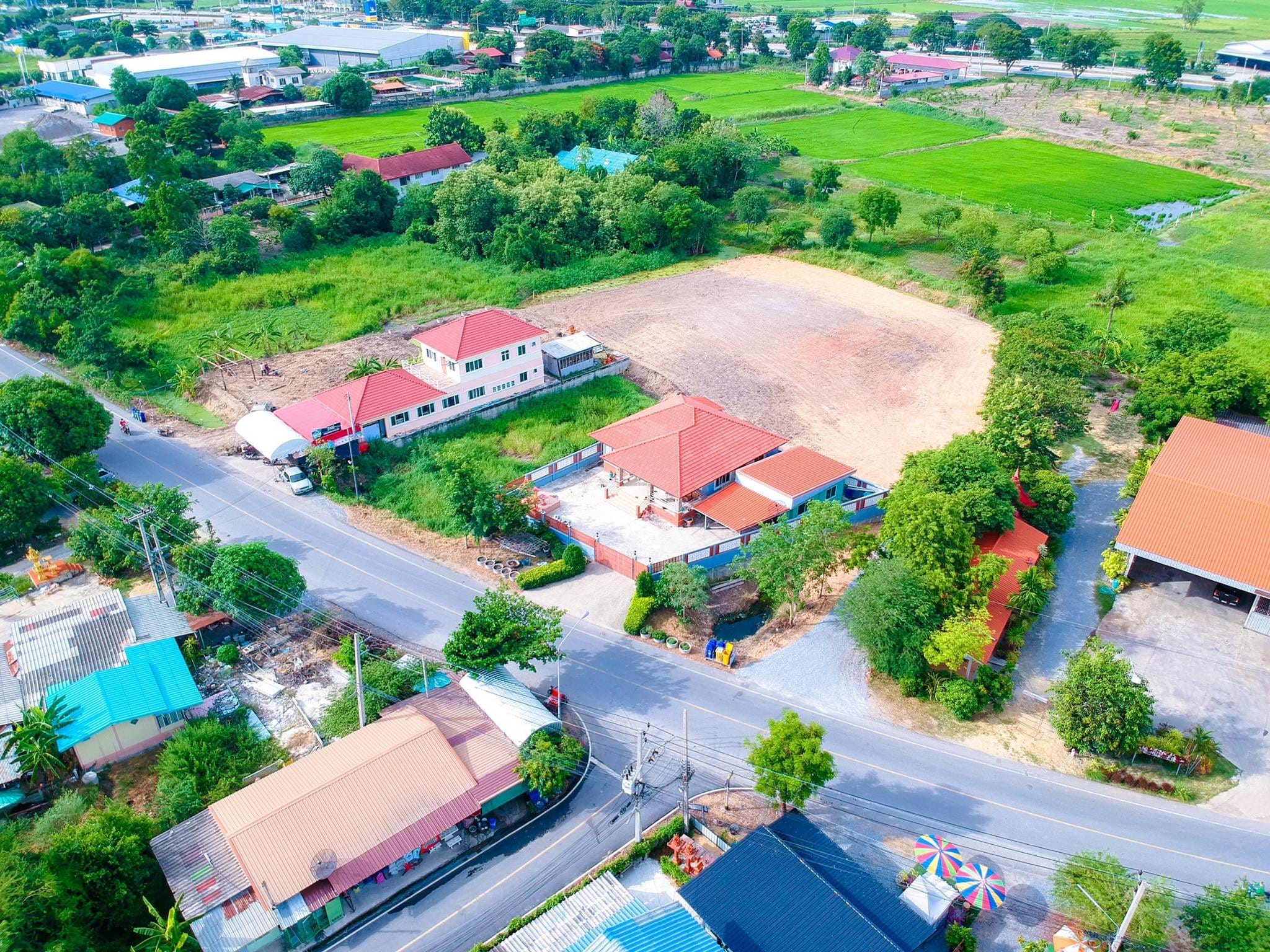 ที่ดินเปล่าบรรยากาศดี เมืองสุพรรณบุรี