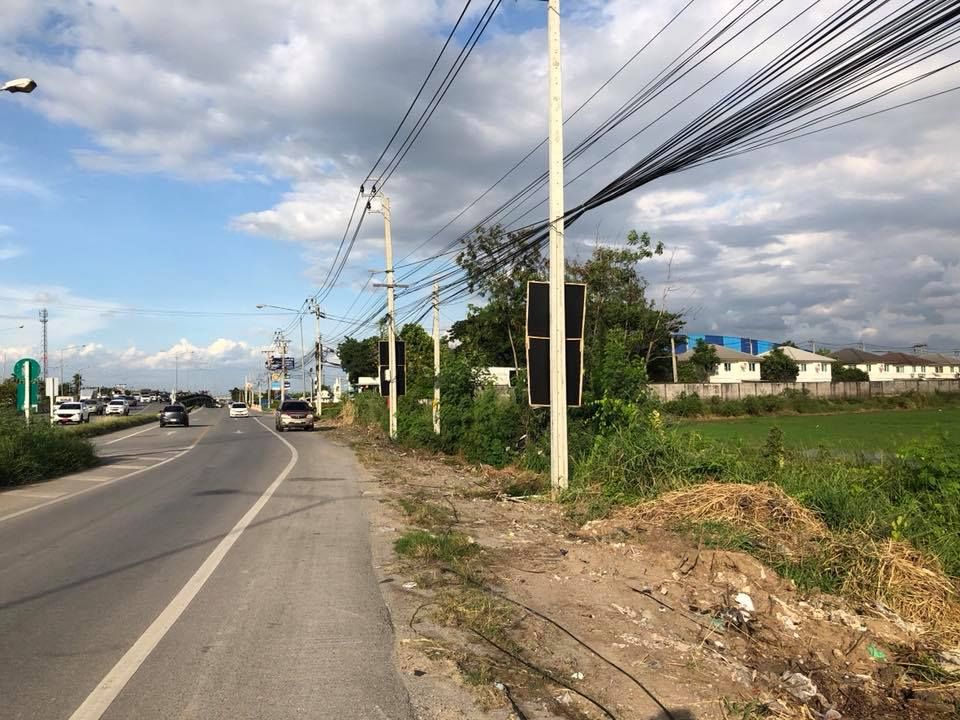 ขายที่ดินนนทบุรี ติดถนน 345 แปลงสวย ปากเกร็ด นนทบุรี 28-0-37.6