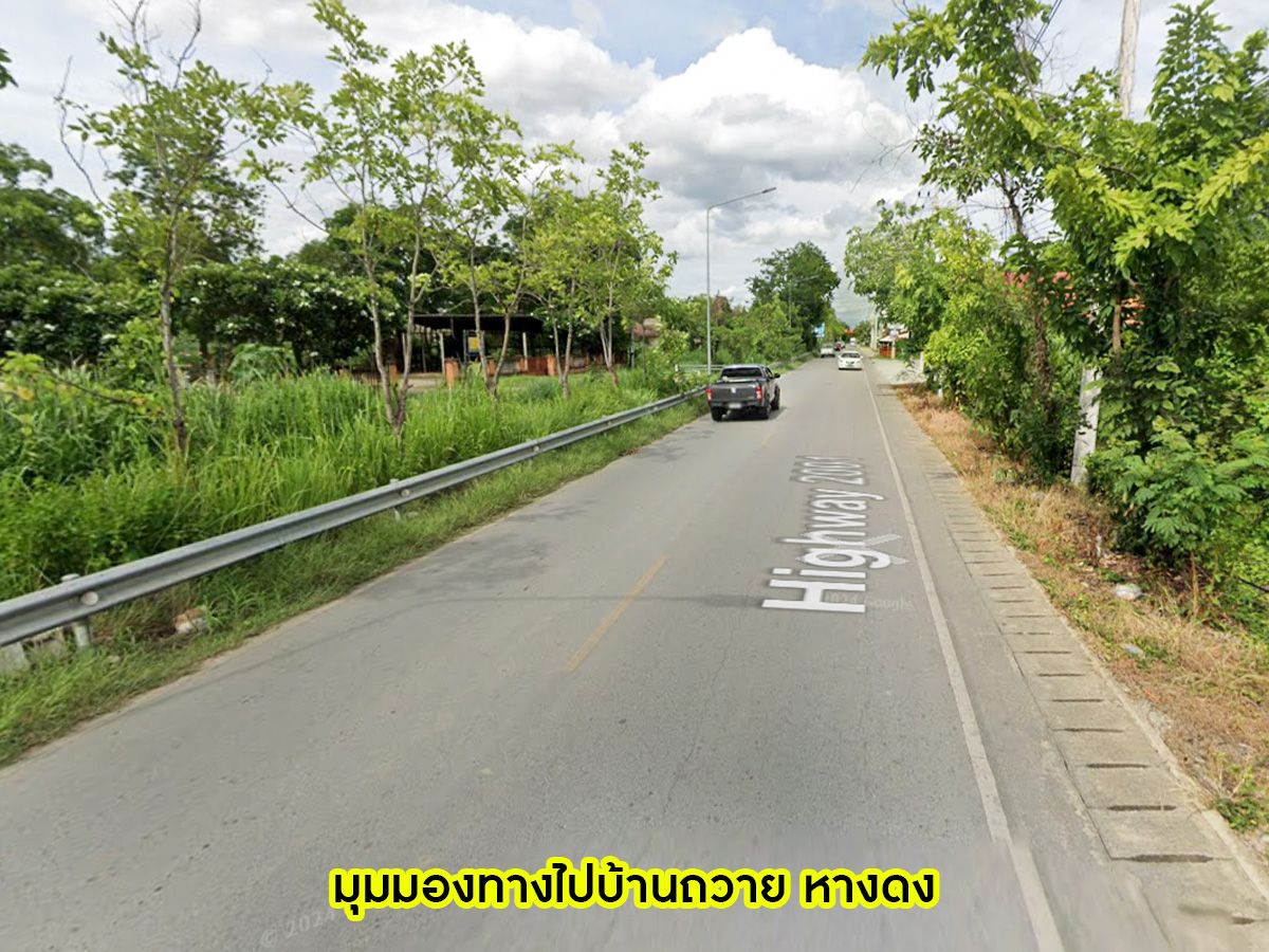 ขายที่ดินติดริมถนนทางเข้าบ้านถวาย เนื้อที่ 8 ไร่เศษ อ.หางดง จ.เชียงใหม่