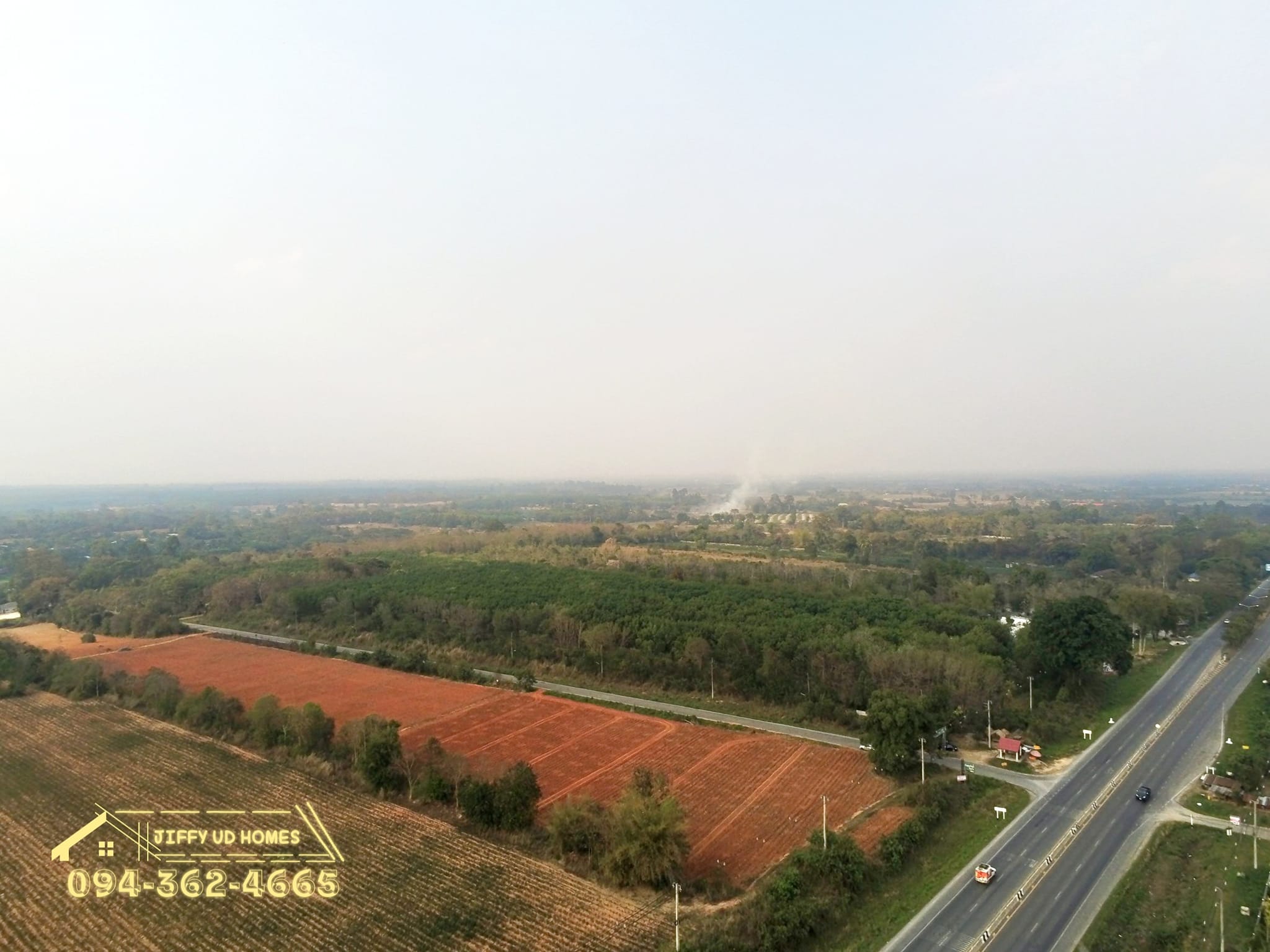 ที่ดิน 25-0-66 ตรว. เส้นอุดรธานี​-หนองบัว​ลำ​ภู​ อุดรธานี