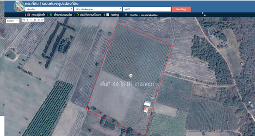 ที่ดินสวนพร้อมบ้าน พิษณโลก 44-0-81