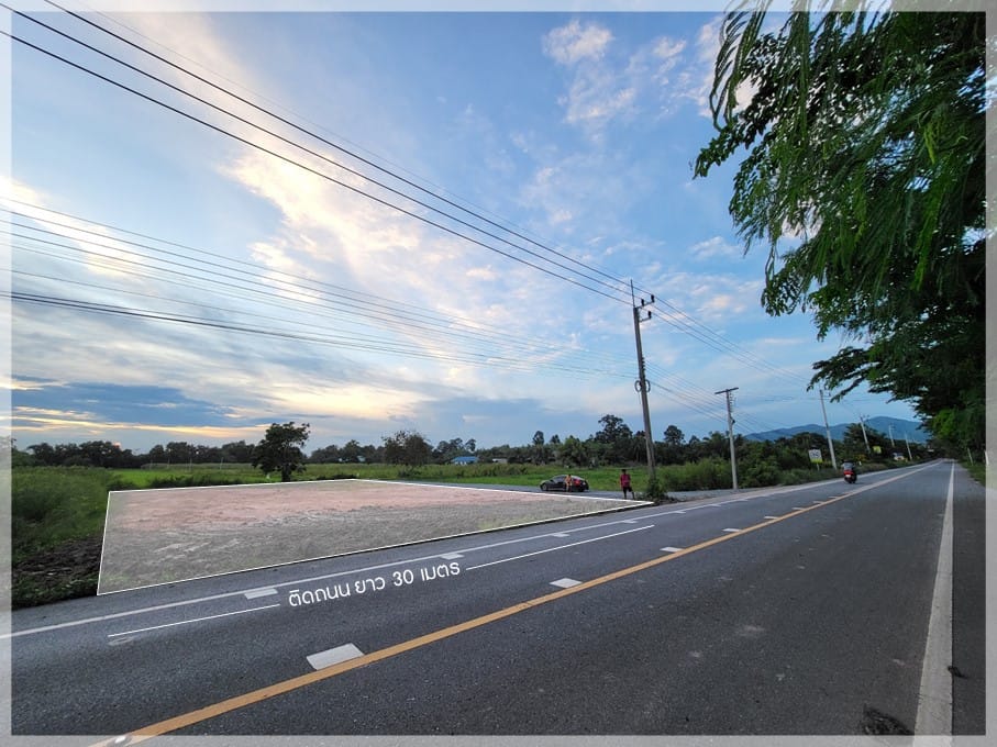 ที่ดินโฉนด 330 ตรว. วิวเขา ติดถนน ยาว 30 เมตร