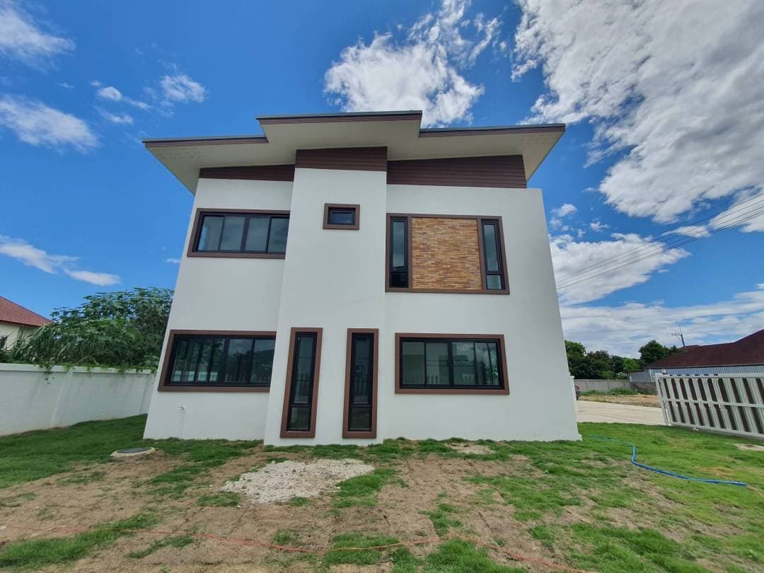 บ้านพร้อมอยู่สร้างใหม่ตั้งอยู่ใจกลางเมืองสันกำแพง 88 ตร.ว.