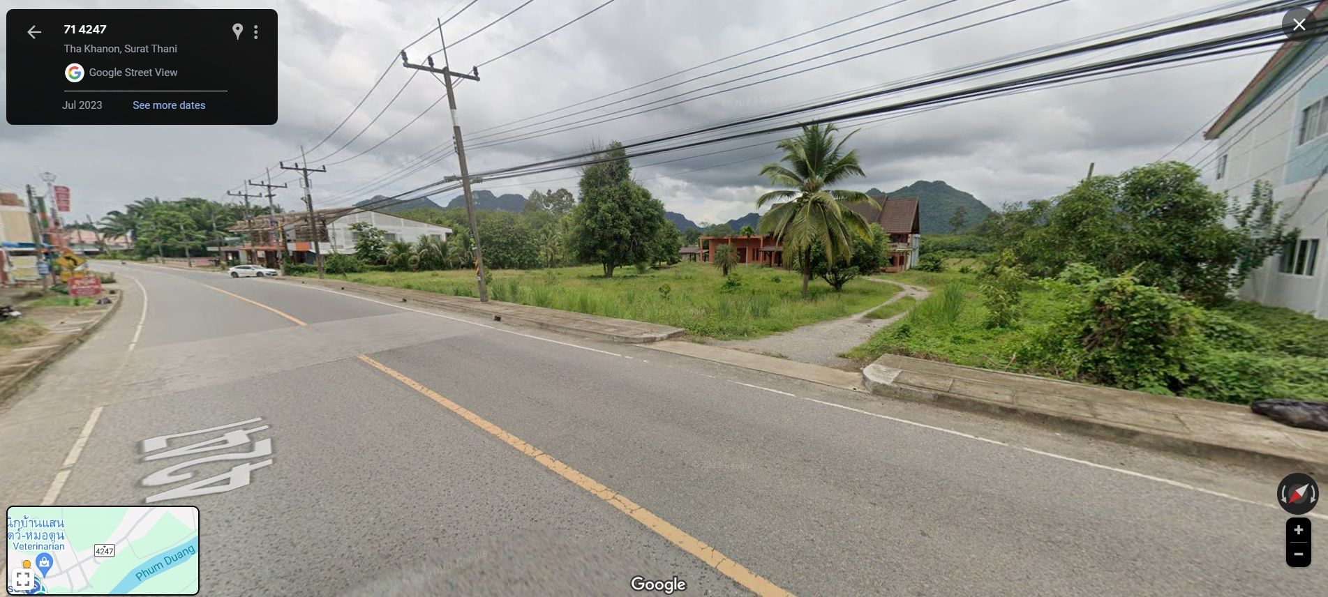 บ้านพร้อมที่ดิน สุราษฎร์ธานี อ.คีรีรัฐนิคม ในชุมชม วิวเขา ใกล้ที่ว่าการอำเภอ