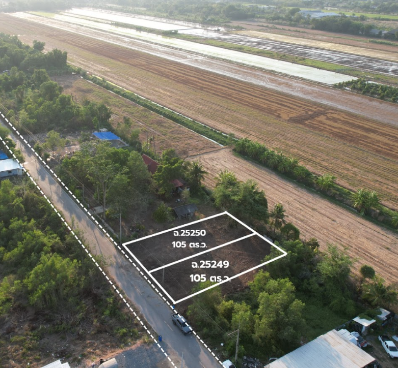 ขายที่ดินปทุมธานี หนองเสือ ที่ดินเปล่า ซอย PS land 1 หมู่ 3