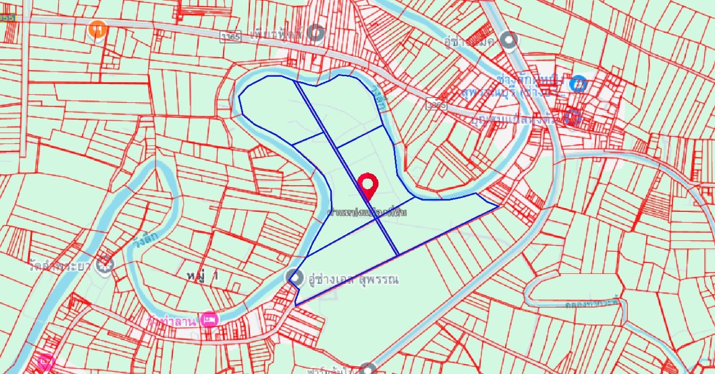 ขายด่วน ที่ดิน 371ไร่ อ.สามชุก จ.สุพรรณบุรี